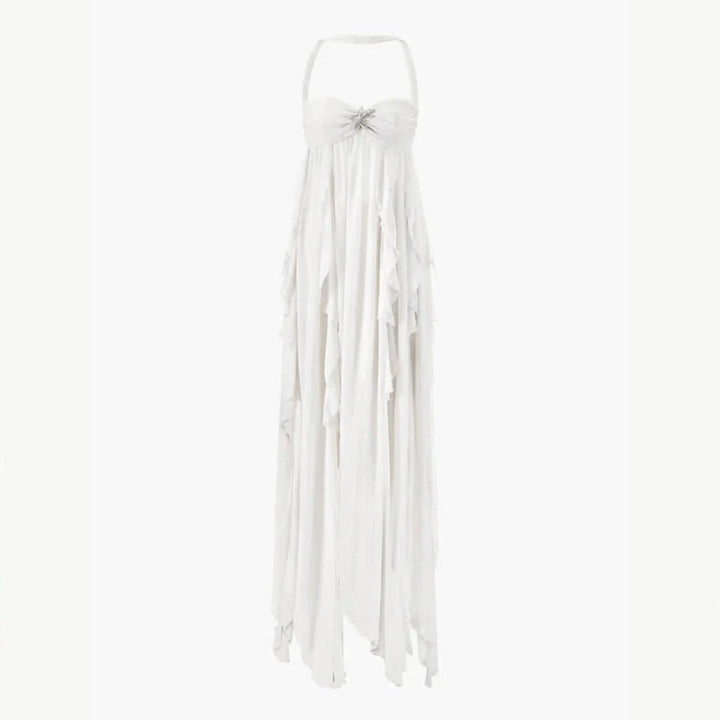 Aurelia | Robe Maxi Dos Nu Femme Volants – Robe Maxi Volant Dos Nu 2026
