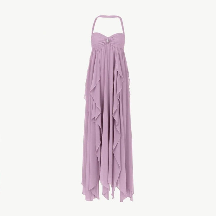 Aurelia | Robe Maxi Dos Nu Femme Volants – Robe Maxi Volant Dos Nu 2026