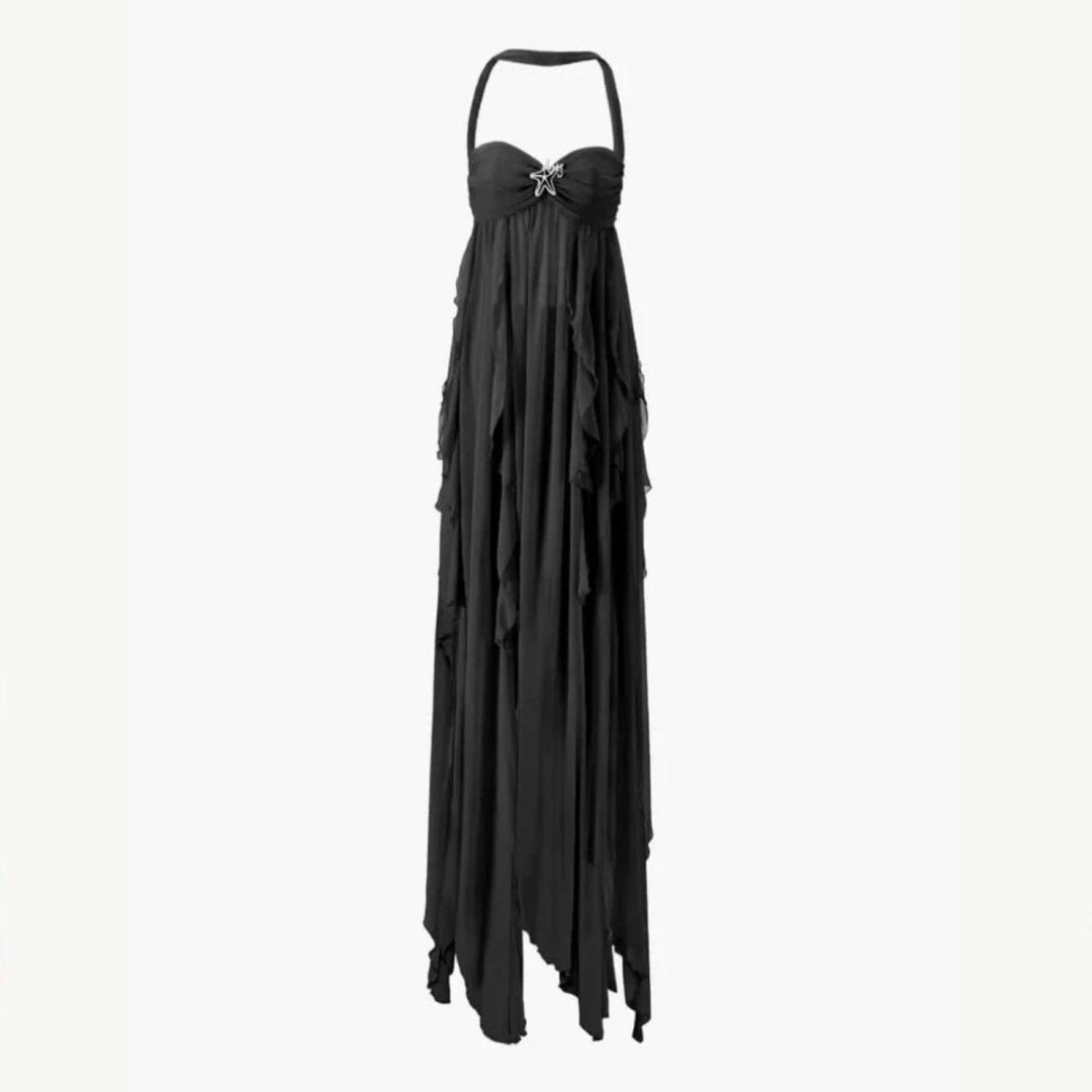 Aurelia | Robe Maxi Dos Nu Femme Volants – Robe Maxi Volant Dos Nu 2026