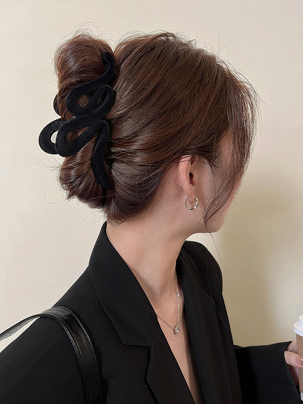 Pince à cheveux griffe géométrique