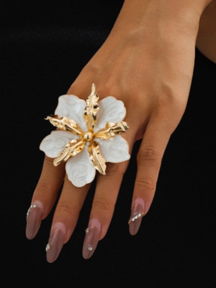 Bague en forme de fleur