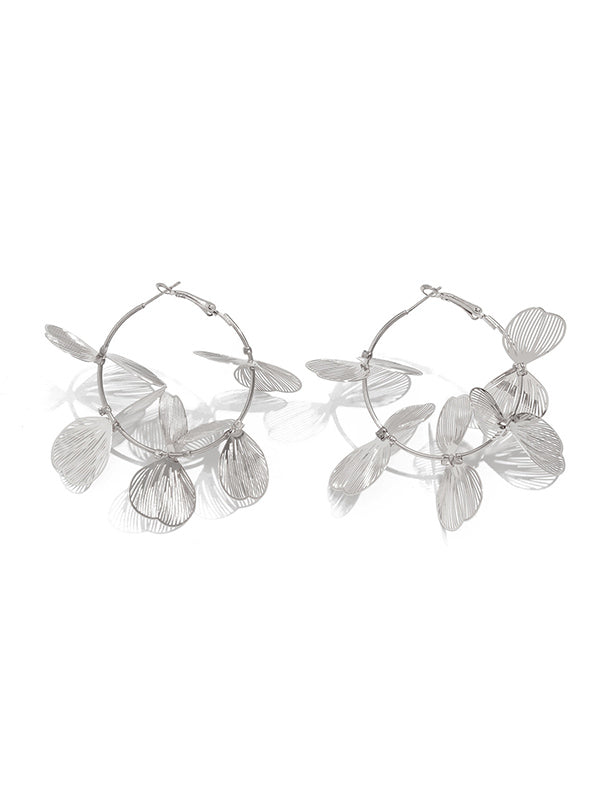 Boucles d'oreilles pendantes géométriques