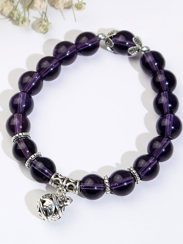 Bracelet original simple en pierre de 5 couleurs