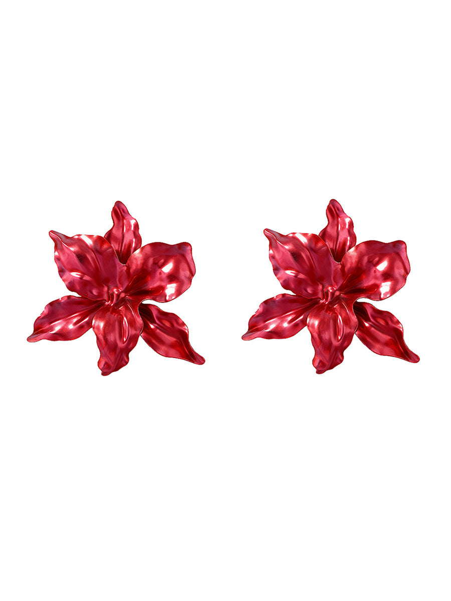 Boucles d'oreilles en forme de fleur