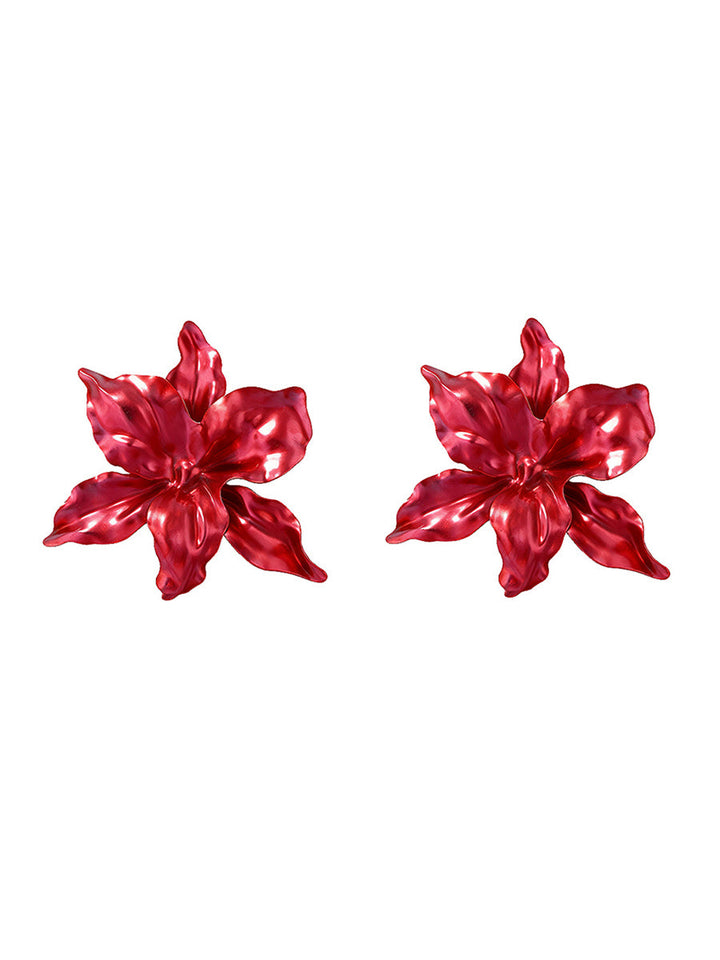 Boucles d'oreilles en forme de fleur