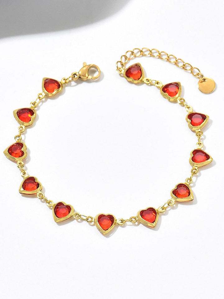 Bracelet en forme de cœur
