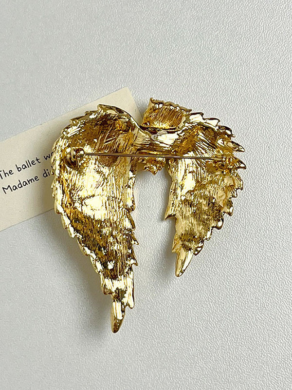 Broche géométrique à strass