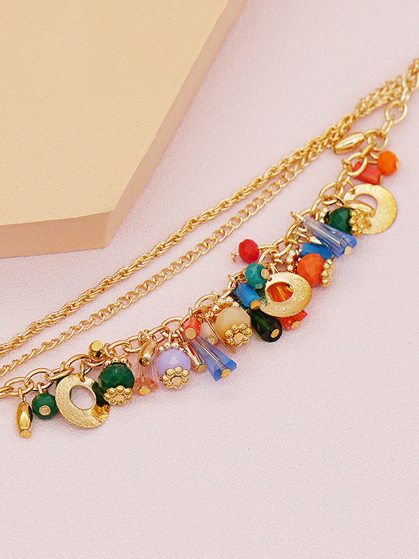 Bracelet superposé à chaîne