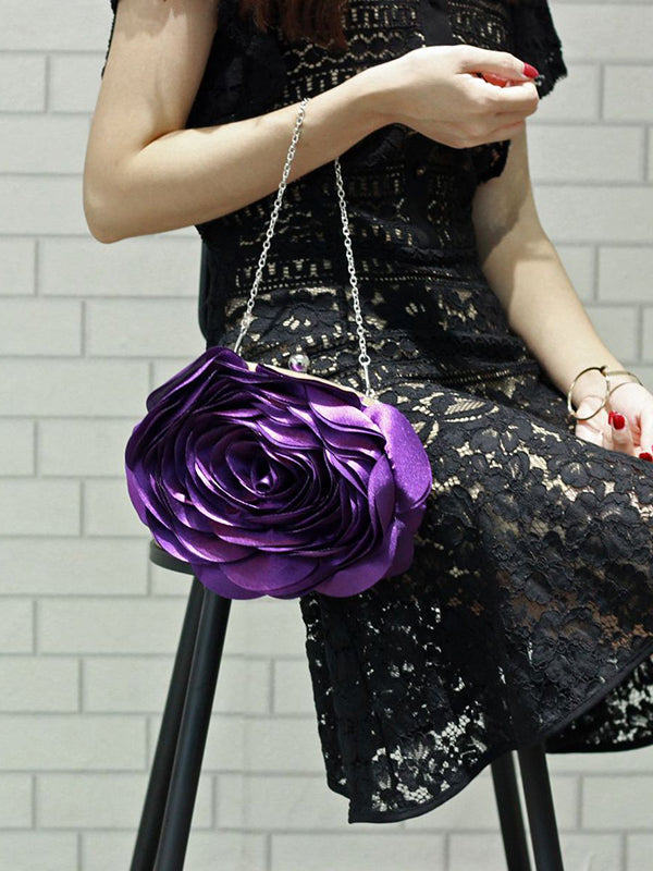 Sac à main à fleurs en 3D