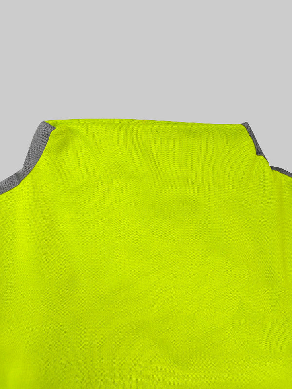 Sweat-shirt à manches longues et col haut, couleur contrastée