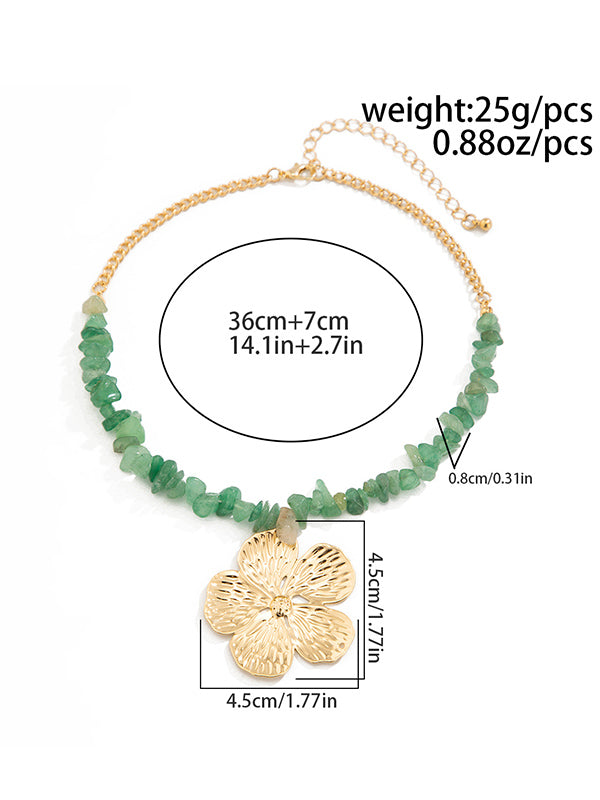 Collier en forme de fleur