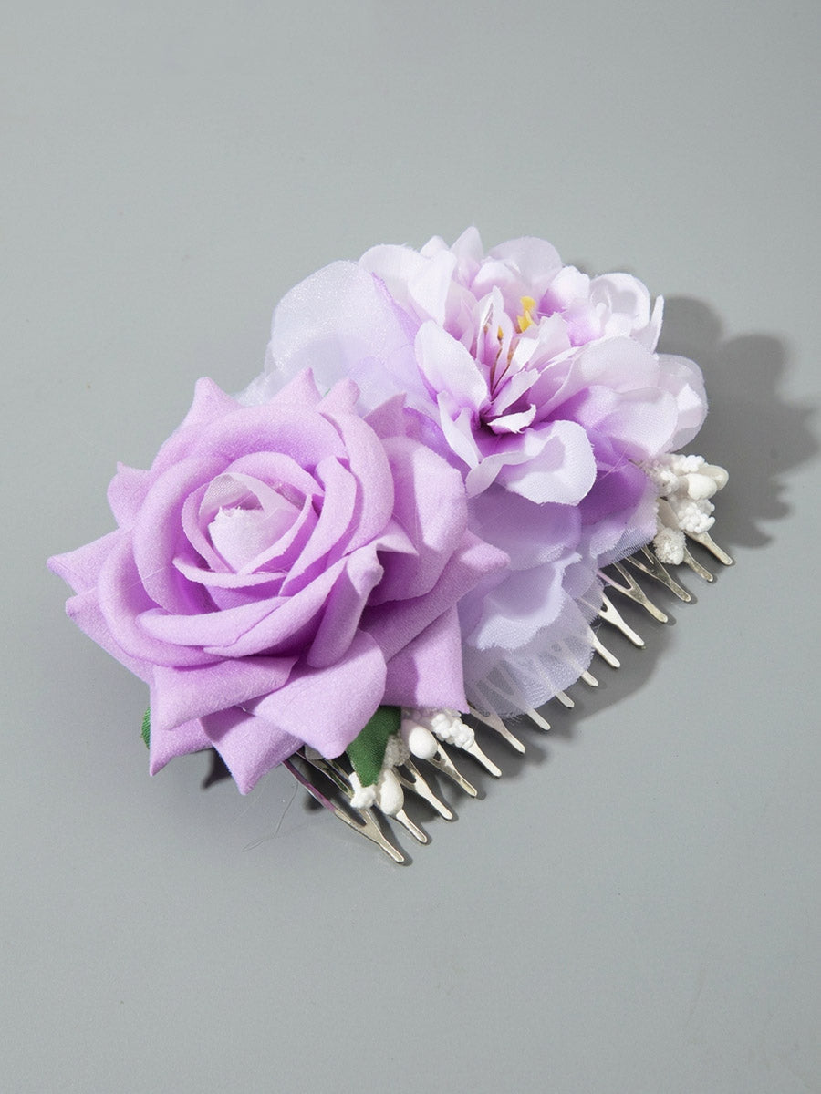 Pinces à cheveux en forme de fleur