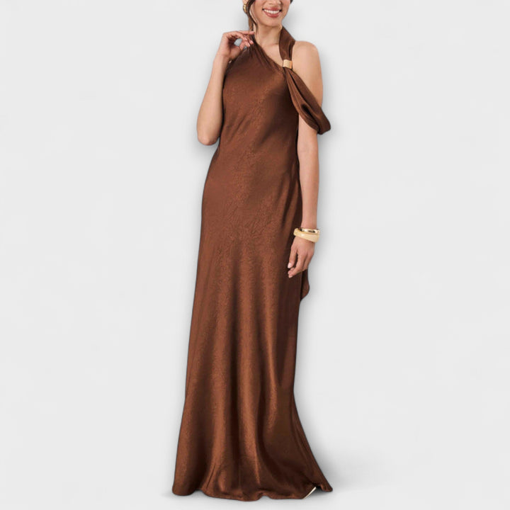 Azura - Robe Maxi en Satin Élégante