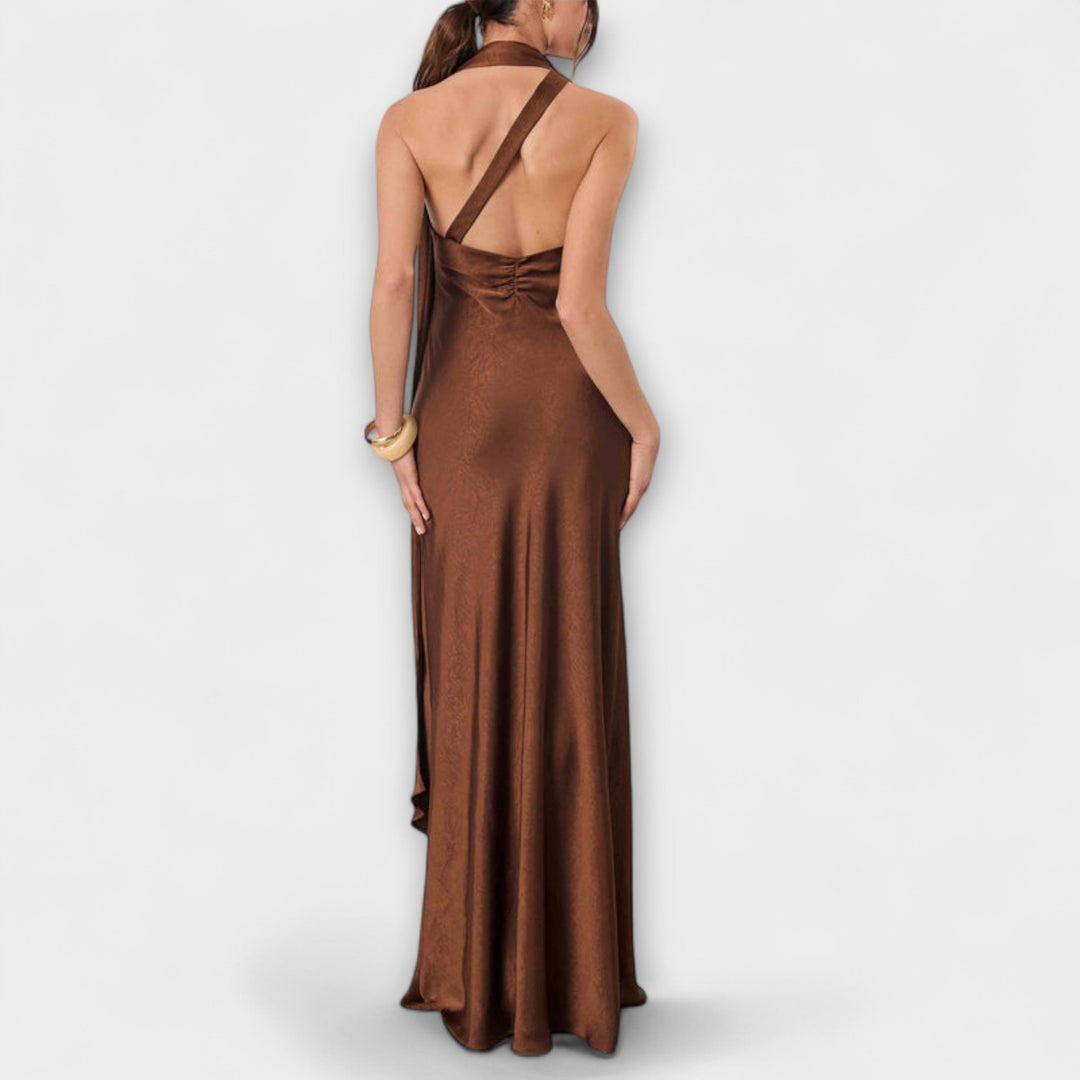Azura - Robe Maxi en Satin Élégante