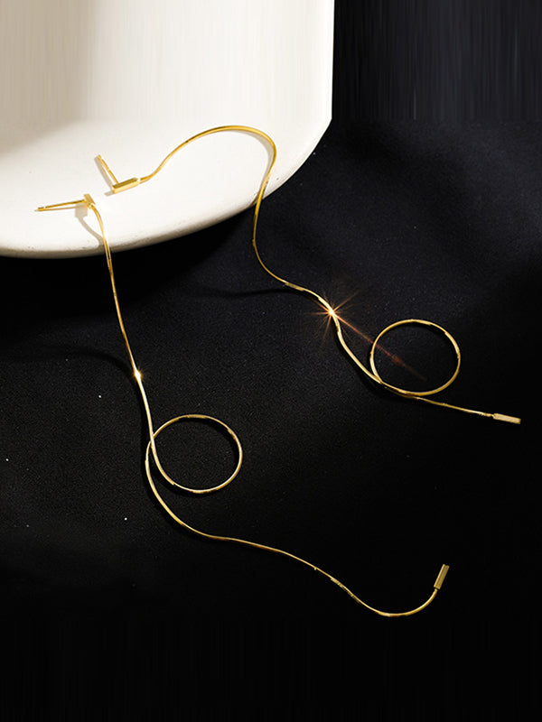 Boucles d'oreilles pendantes à pompons