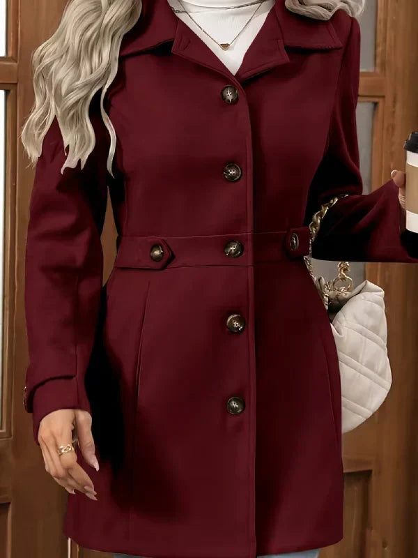 Hanna | Manteau d'hiver en tweed élégant pour femmes moderne