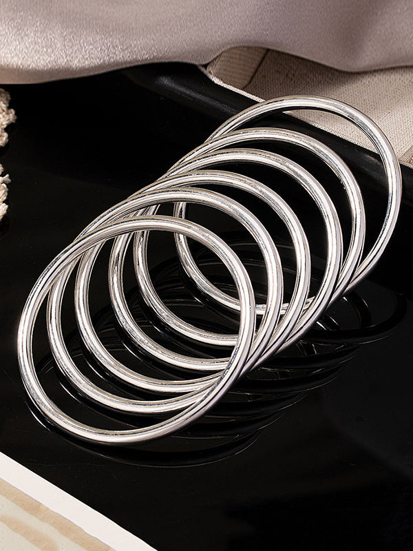 Bracelet géométrique couleur unie