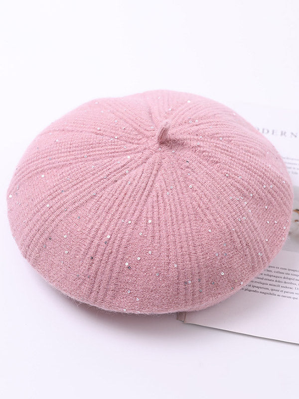 Chapeau bob vintage à paillettes 9 couleurs