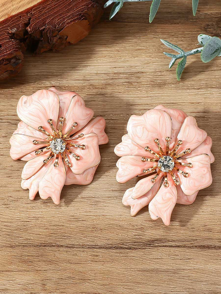 Boucles d'oreilles en forme de fleur