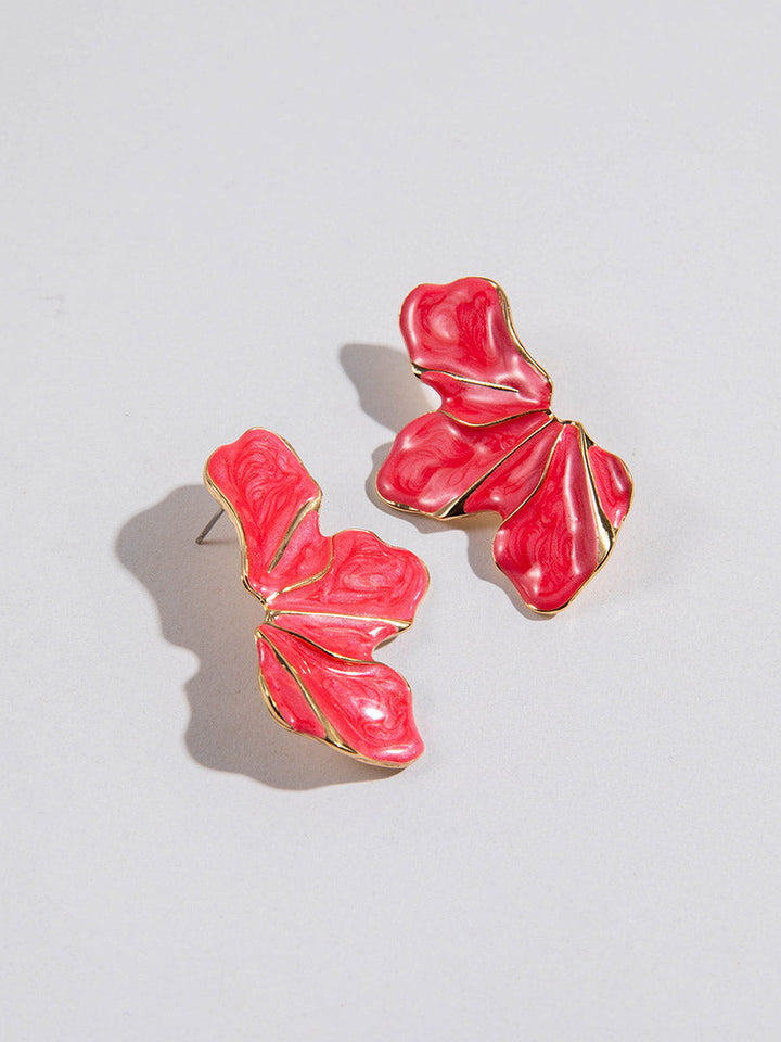 Boucles d'oreilles en forme de fleur