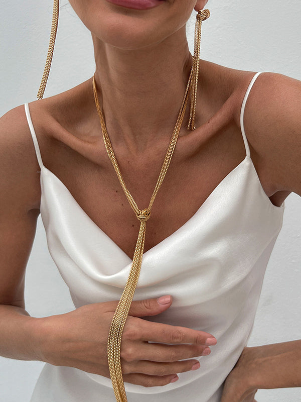 Collier à pompons