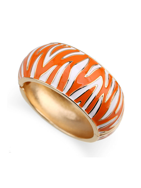 Accessoires pour bracelets géométriques à rayures zébrées