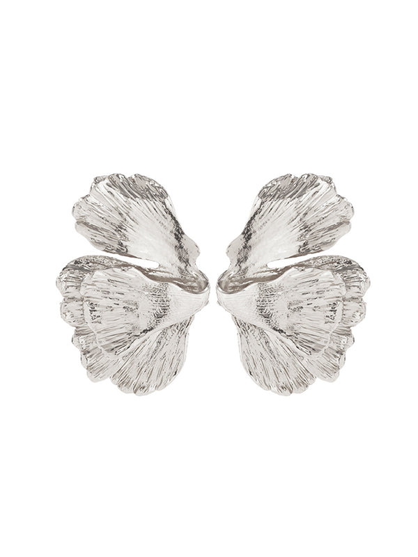 Boucles d'oreilles pendantes géométriques couleur unie