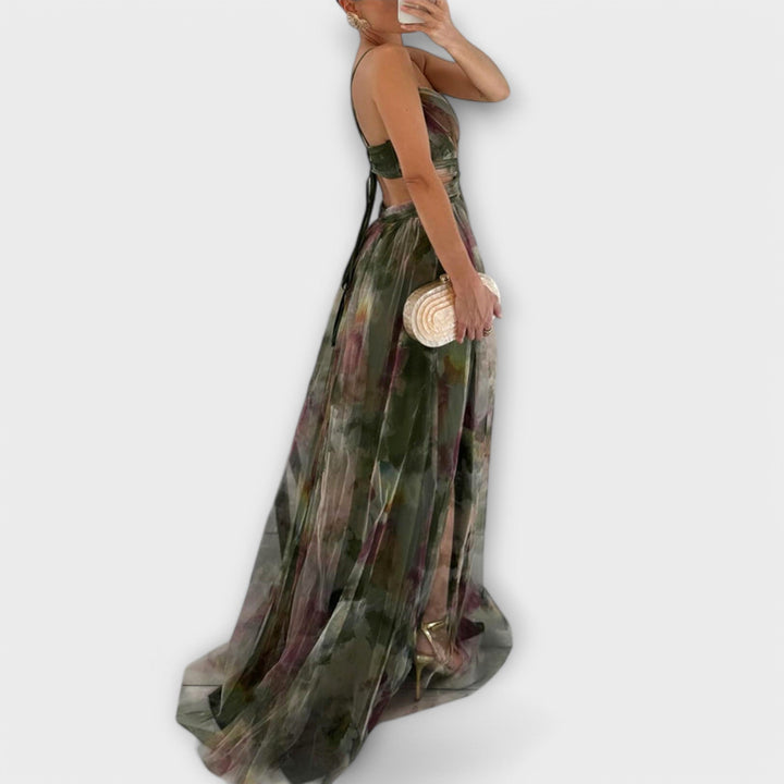 Vivien | Robe maxi en mesh élégante pour femmes
