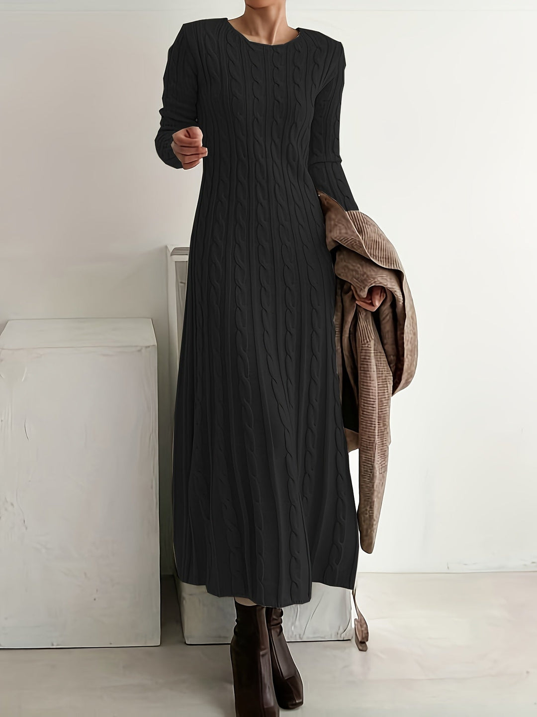 Isabella | Robe maxi élégante pour femmes en tricot