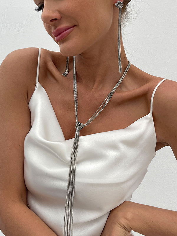 Collier à pompons