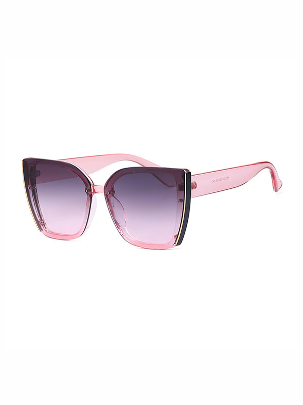 Lunettes de soleil géométriques anti-UV