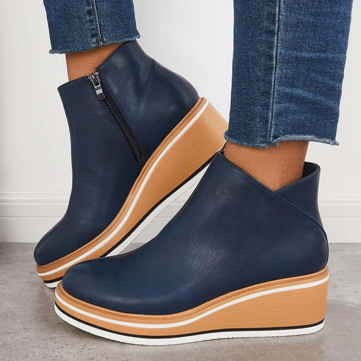 Nikkole - Bottes pour femmes élégantes avec fermeture éclair