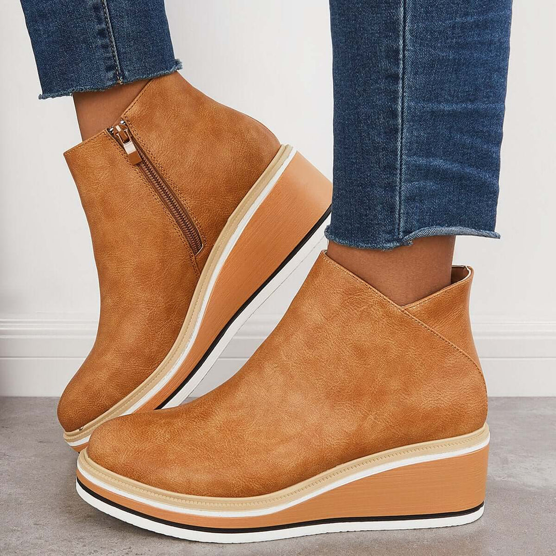 Nikkole - Bottes pour femmes élégantes avec fermeture éclair