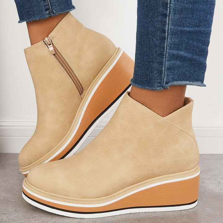 Nikkole - Bottes pour femmes élégantes avec fermeture éclair