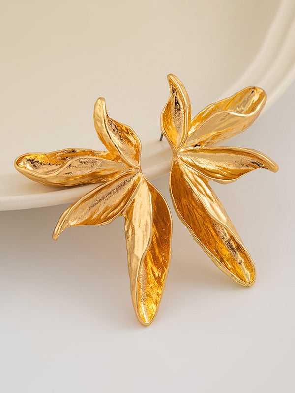 Boucles d'oreilles en forme de fleur