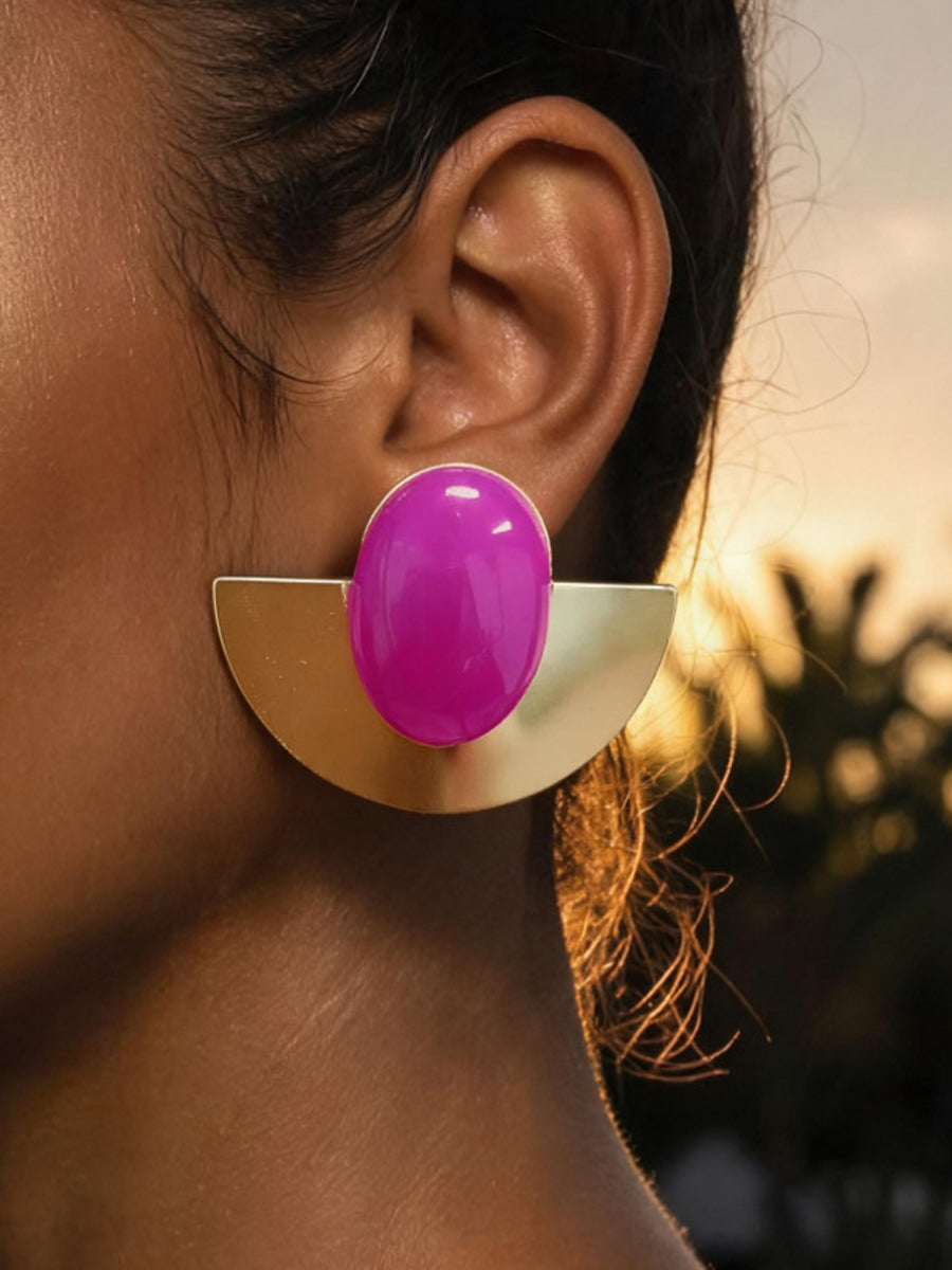 Boucles d'oreilles géométriques