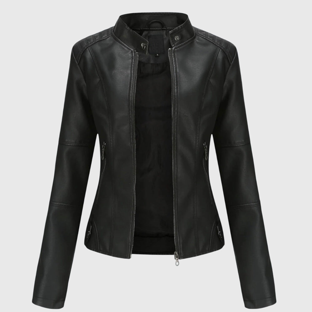Sophie | Veste en cuir biker confortable pour femmes