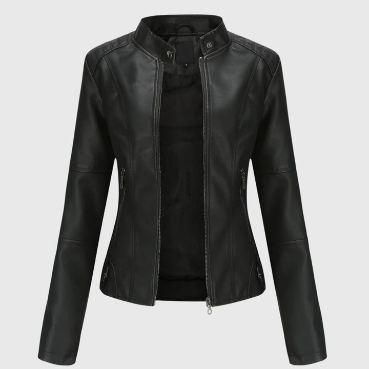 Sophie | Veste en cuir biker confortable pour femmes