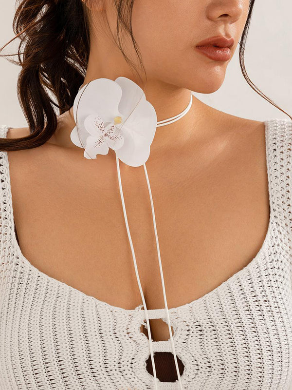 Collier en forme de fleur
