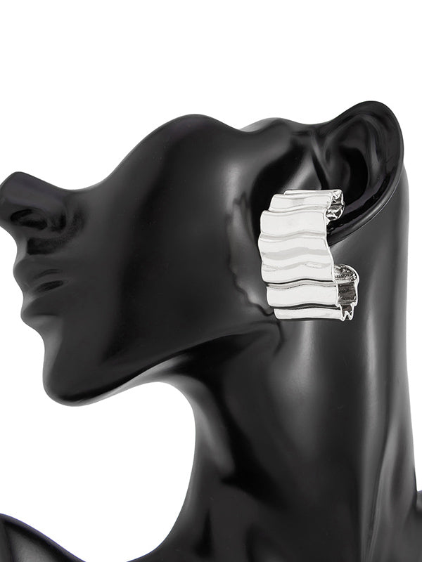 Boucles d'oreilles pendantes géométriques
