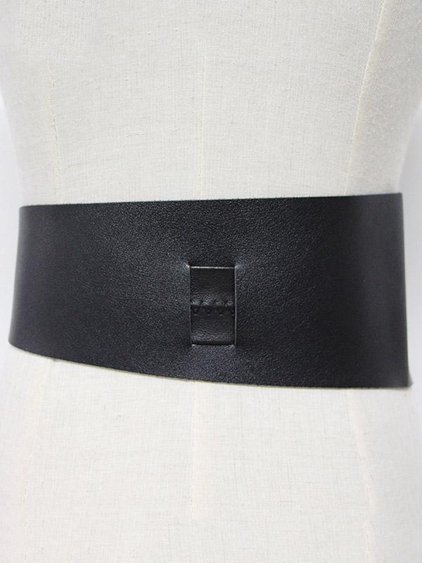 Accessoires de ceinture à lacets en simili cuir