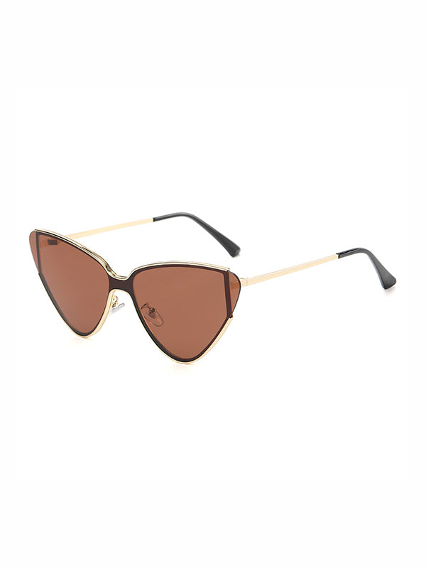 Lunettes de soleil géométriques anti-UV