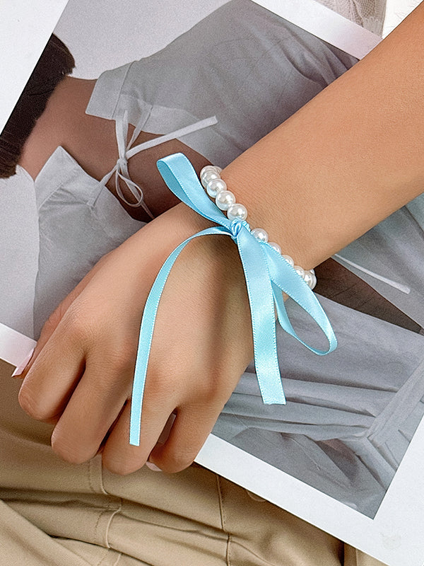 Parure bracelet et collier faite main nouée à nœud