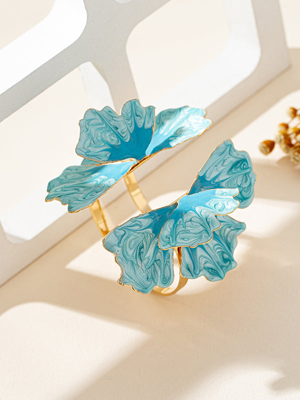 Bracelet géométrique en forme de fleur