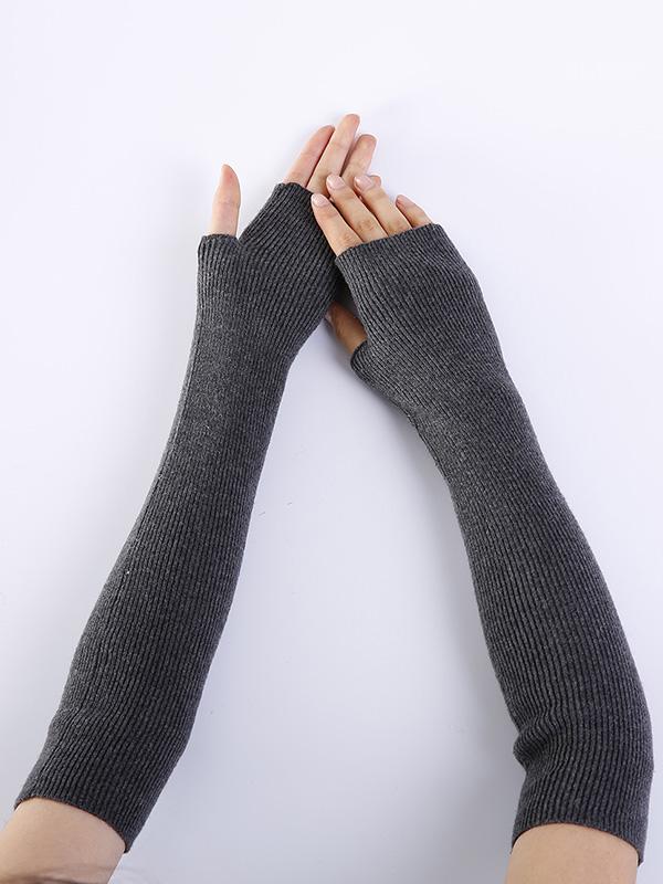 Accessoires de manches tricotés 7 couleurs
