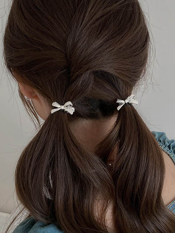 Pinces à cheveux à nœud