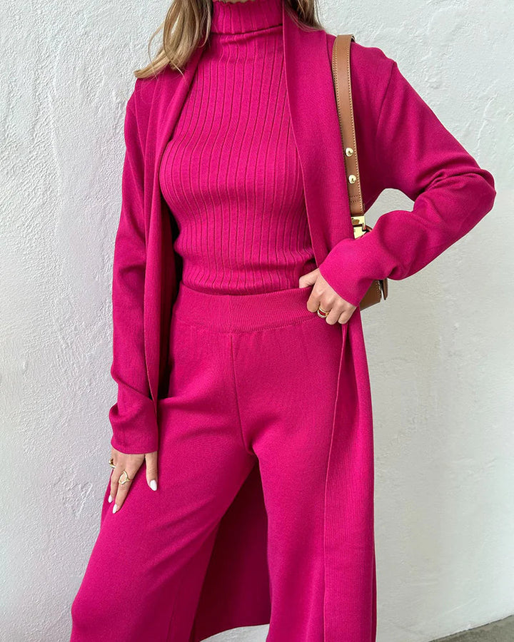 Ensemble 3 pièces élégant, polyvalent et confortable pour femmes