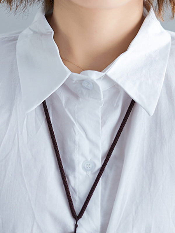 Chemise irrégulière à manches chauve-souris, surdimensionnée, haute et basse