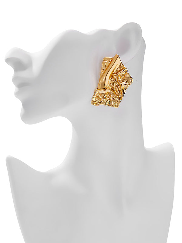 Boucles d'oreilles pendantes géométriques normcore