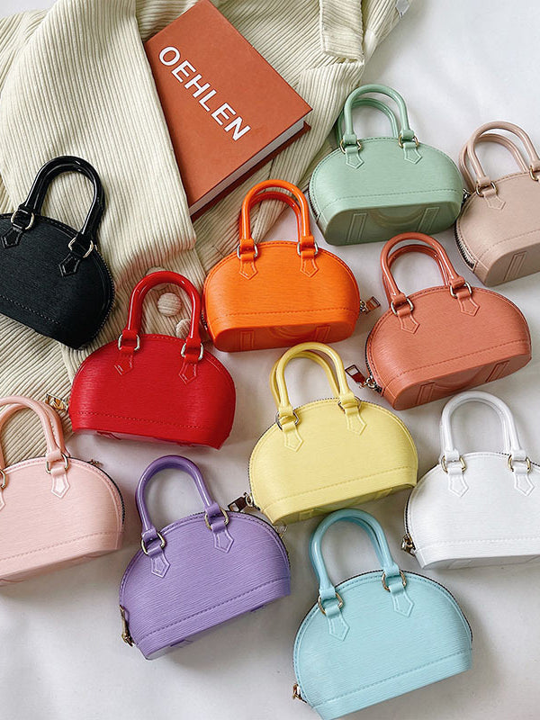 Sac besace géométrique à chaîne, à fermeture éclair